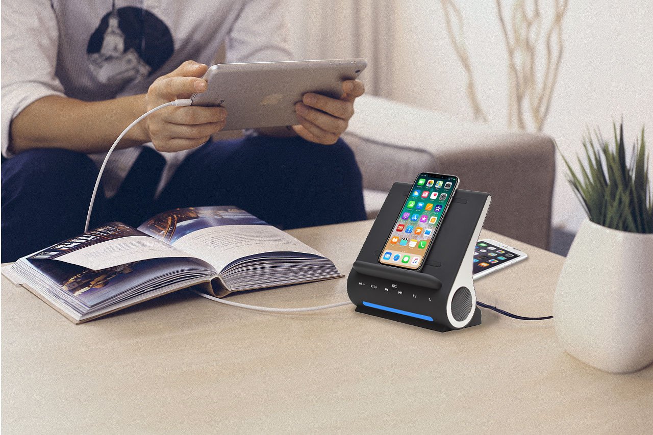 9 Amazing Azpen Dockall D100 Qi Wireless Charging Sound Hub for 2024