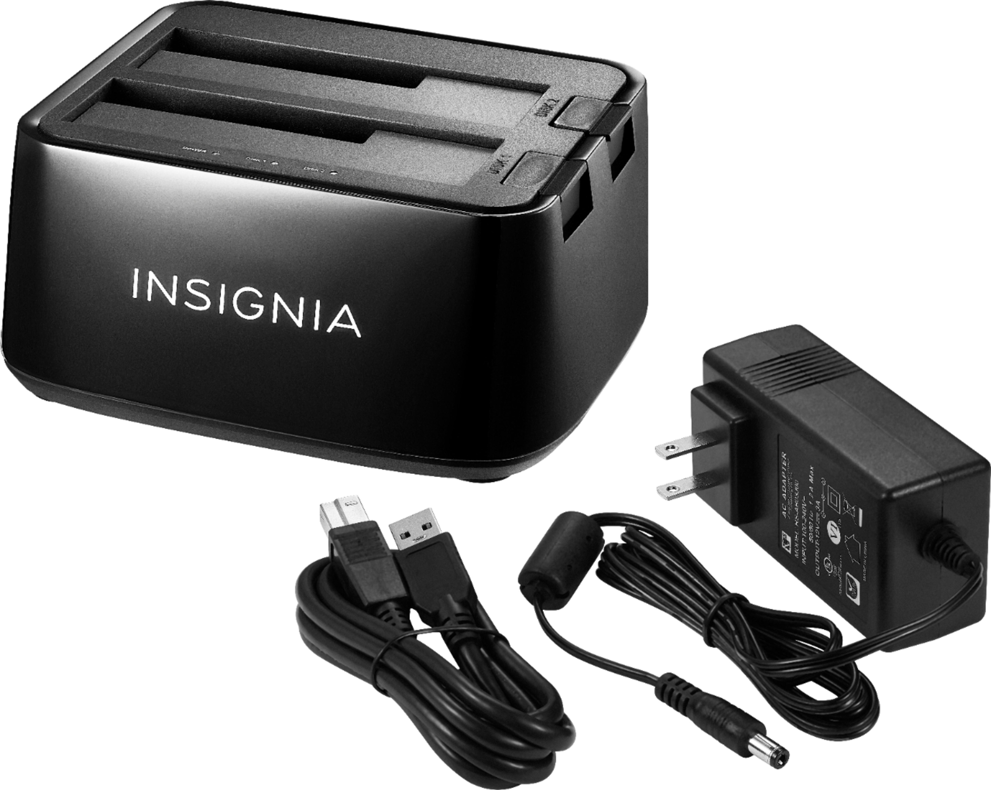 how-can-i-get-the-output-from-insignia-dual-hard-drive-docking-station-to-my-computer