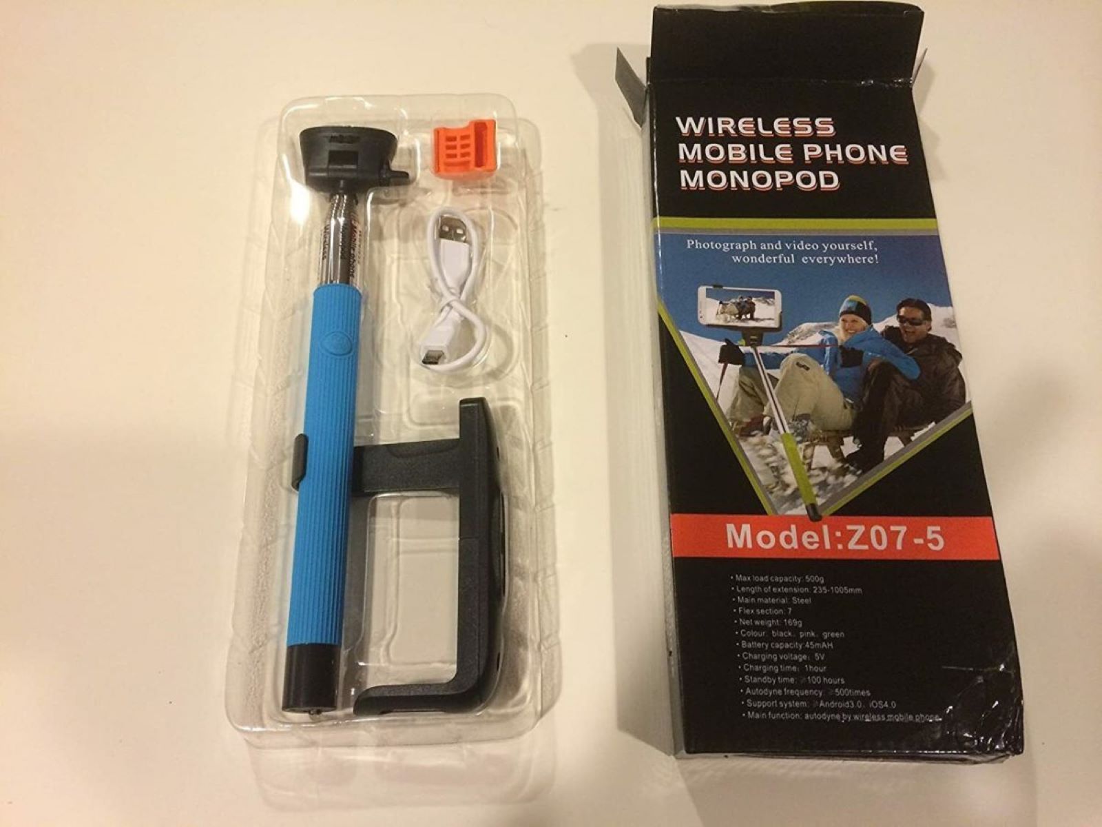 how-to-pair-monopod-z07-1-remote-instructions