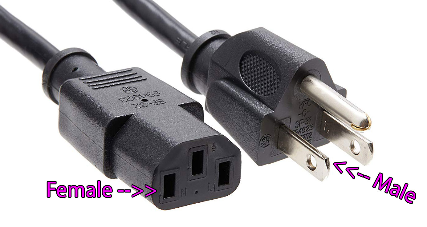 what-is-female-and-male-connector