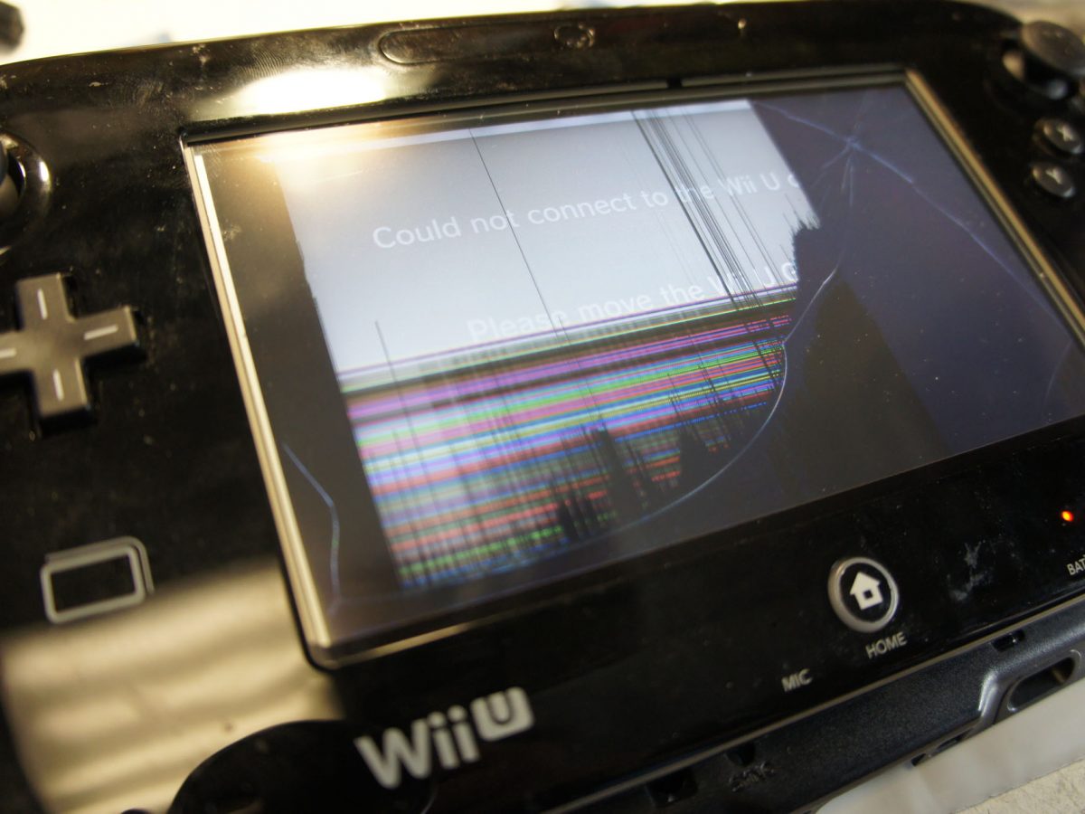 how to fix broken wii u gamepad screen