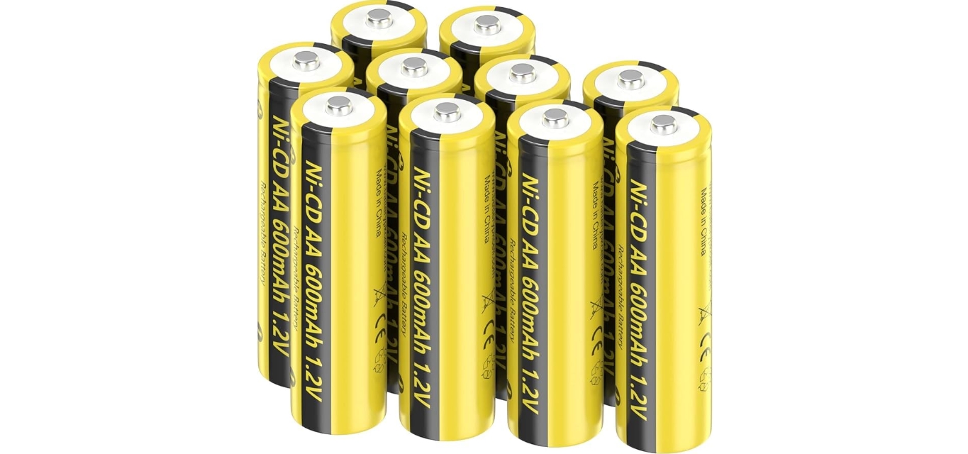 11 Incredible Ni-Cd AA 600Mah 1.2V Rechargeable Battery For Solar For 2024