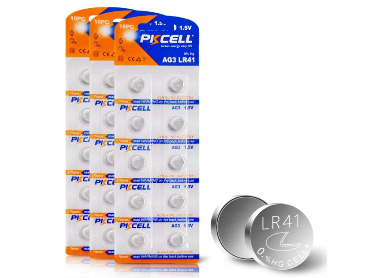 LR41 pkcell (20 piece) LR736 AG3 392 384 GP192 1.5V Battery Alkaline Button  Cell