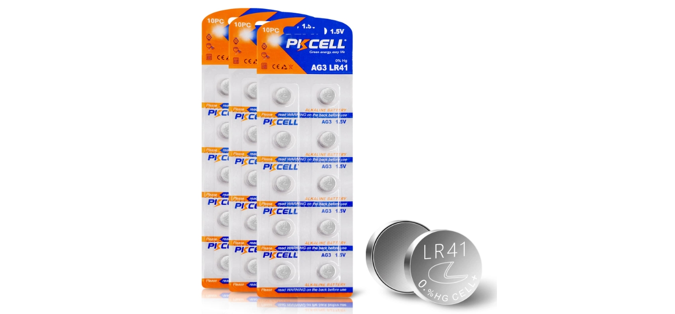 Camelion AG3 / 392 / LR41 1.5V Button Cell Battery (Two Packaging Options)