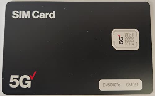 Verizon Wireless 5G LTE SIM Card - Nano Sized (1-Pack)