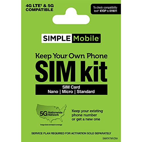 SIMPLE Mobile Prepaid Sim Card Kit