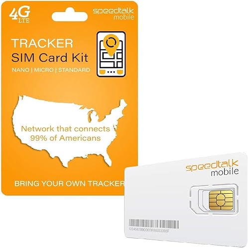 SpeedTalk Mobile GPS Tracker SIM Card Starter Kit