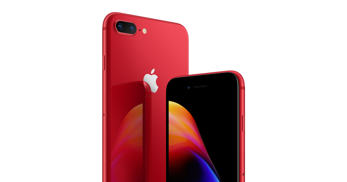Apple Unveils iPhone 8 and iPhone 8 Plus (PRODUCT)RED Edition; Coming ...