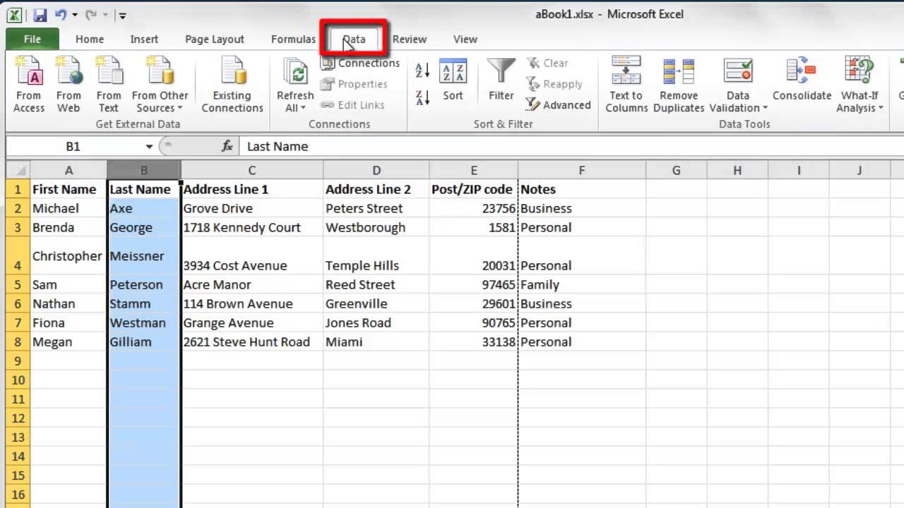 how-to-alphabetize-in-excel-without-losing-data