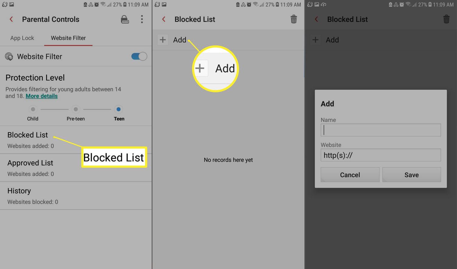 how-to-block-sites-on-android