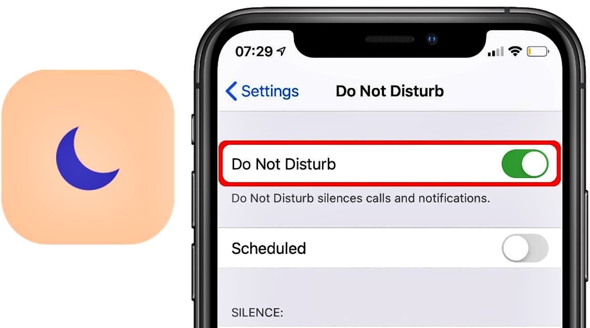 set do not disturb iphone