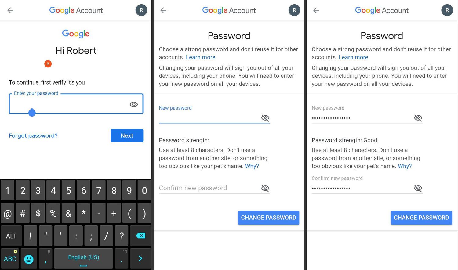 how-to-change-email-password-on-android