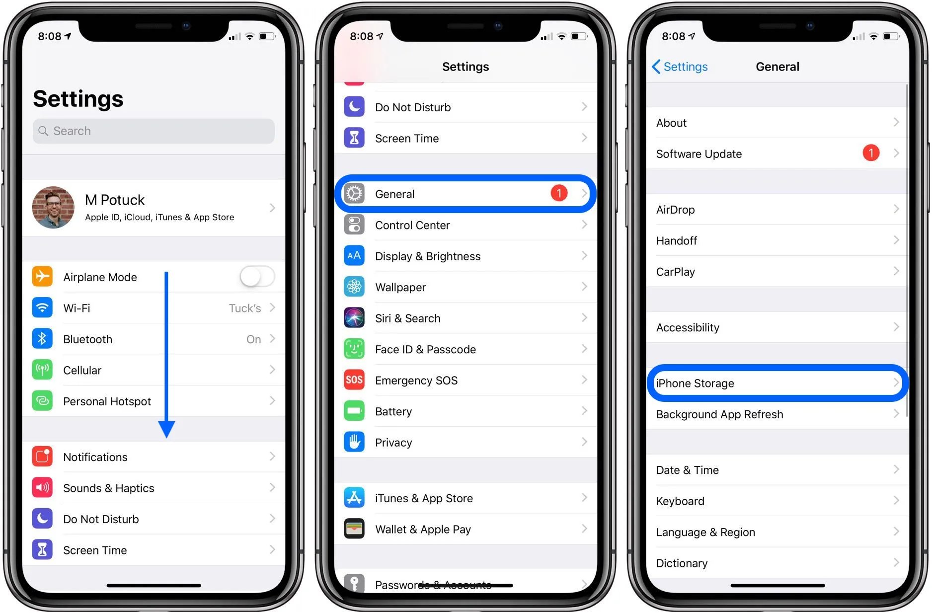 how-to-check-iphone-memory