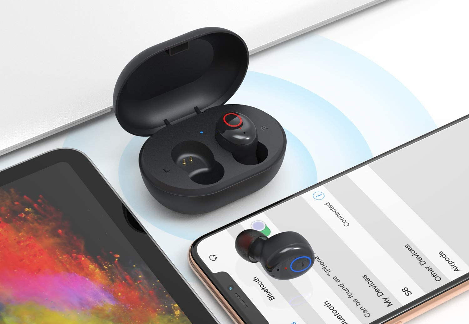 how-to-connect-kurdene-wireless-earbuds