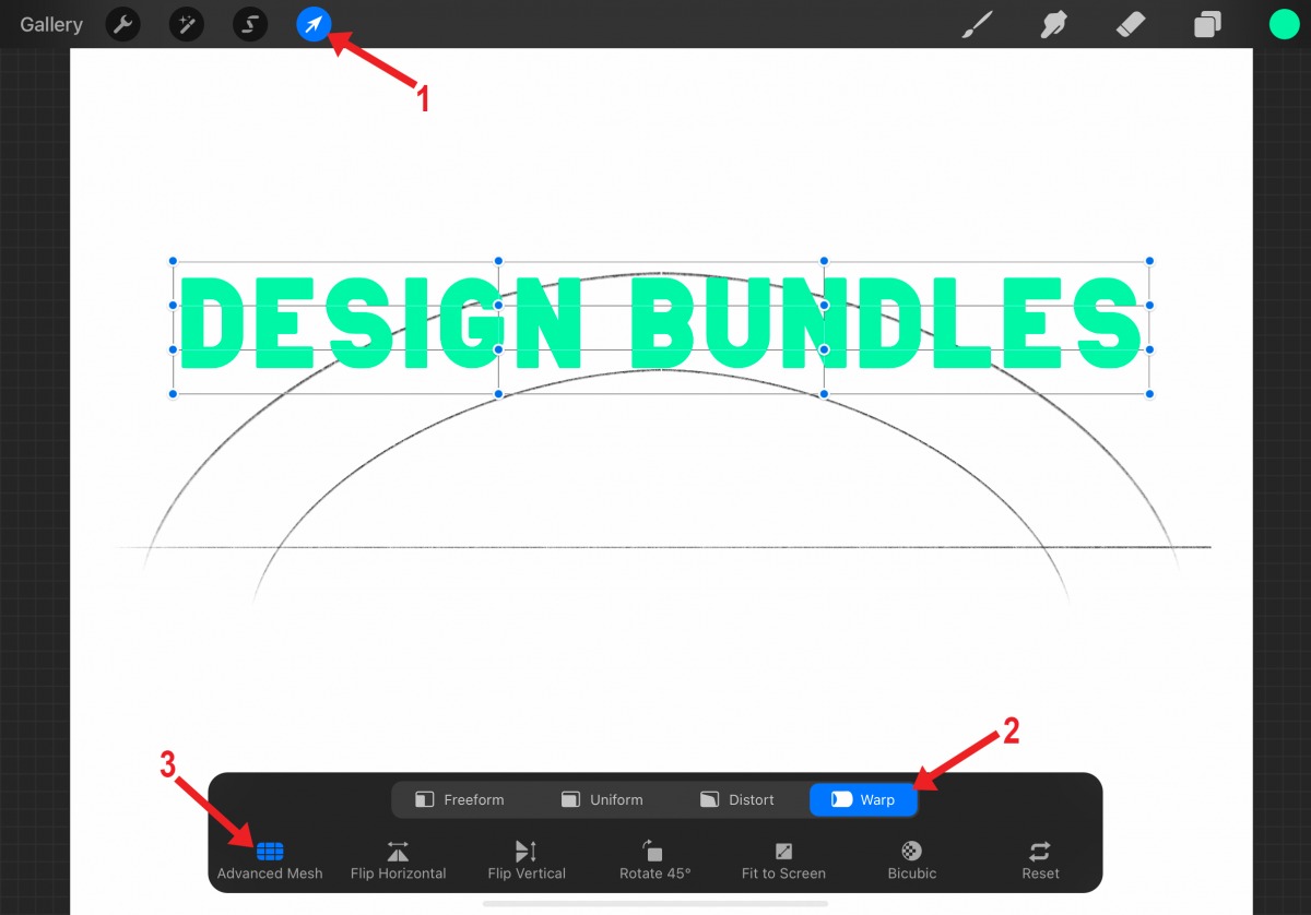 how-to-curve-text-in-procreate