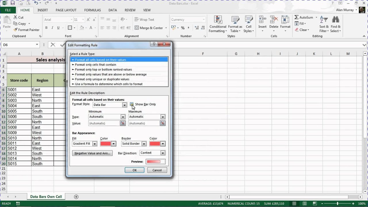 How To Define Maximum Data Bars Value In Excel Cellularnews