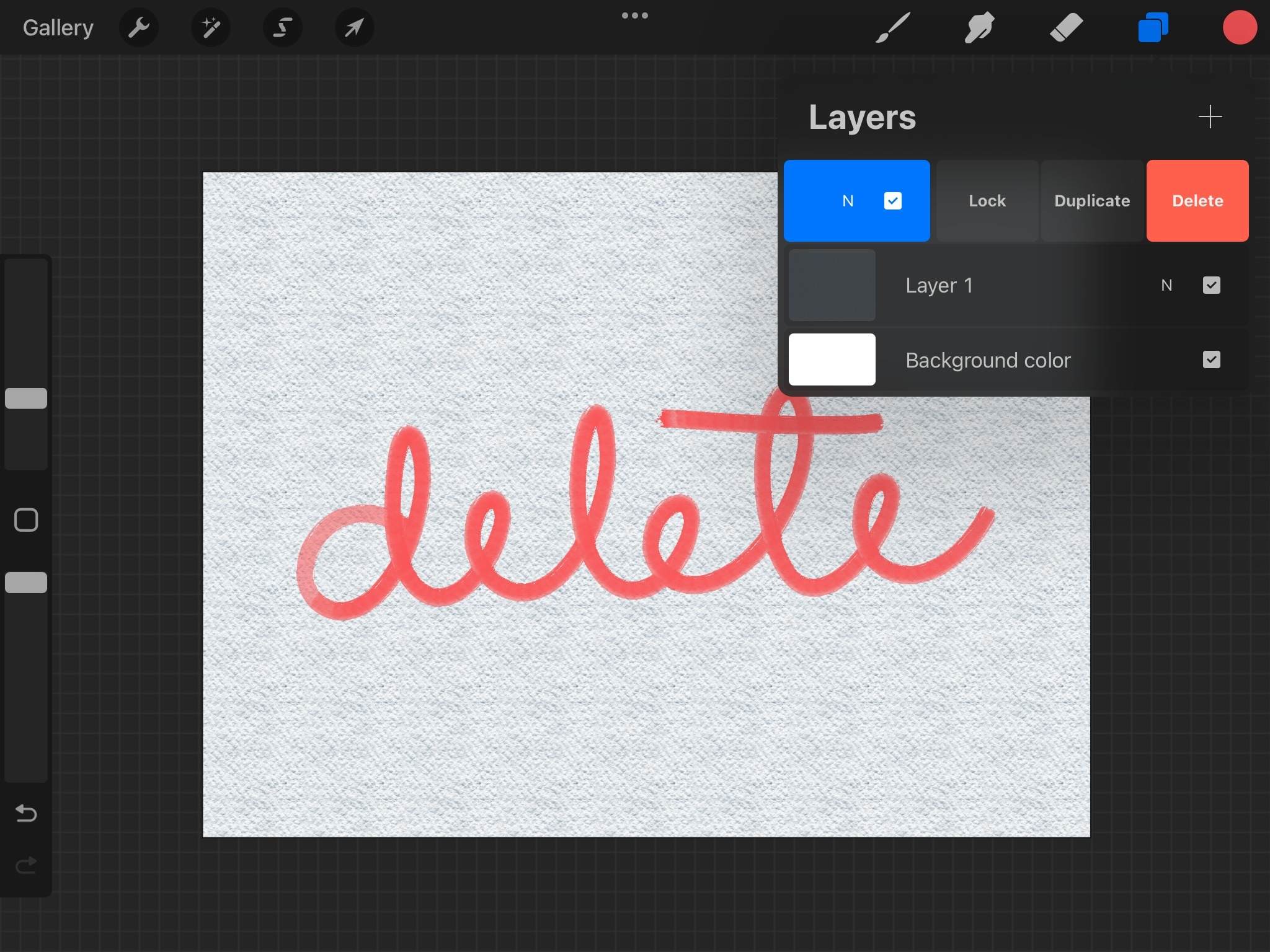 how-to-delete-art-on-procreate