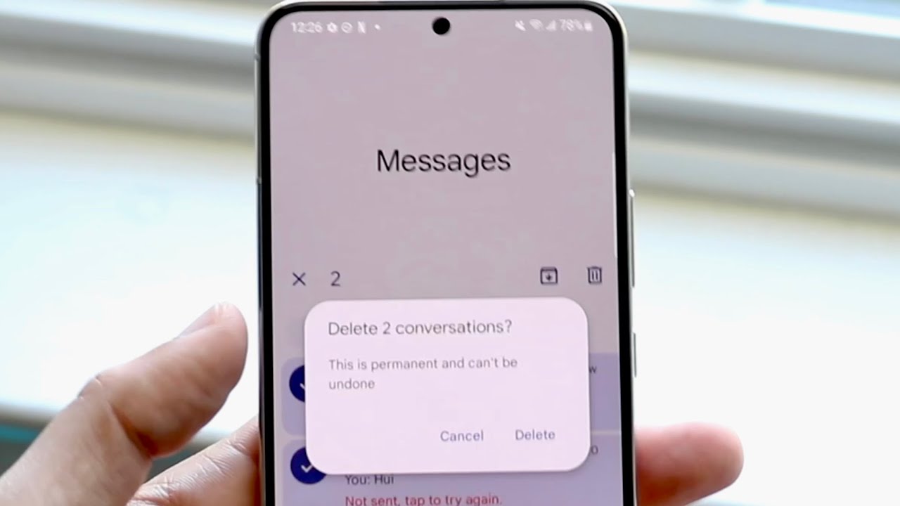 How To Delete Messages Off Android Phone