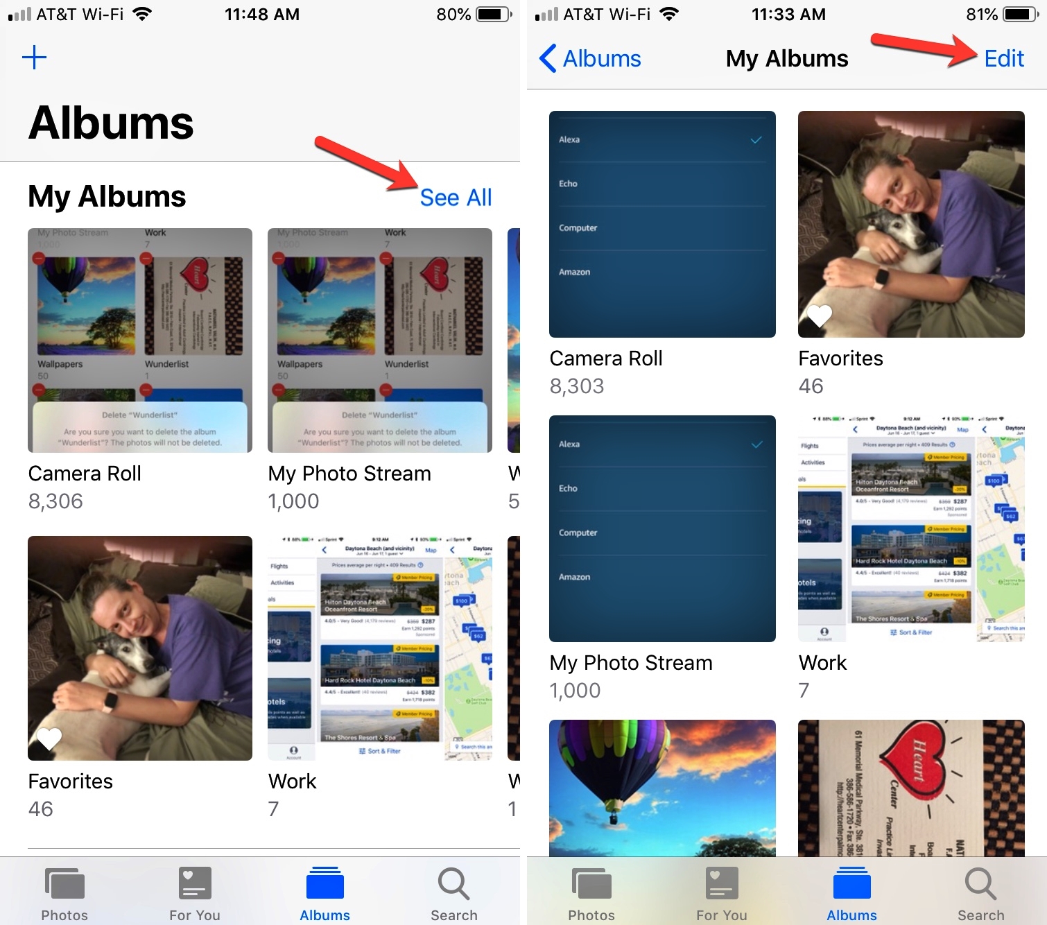 organise icloud photos