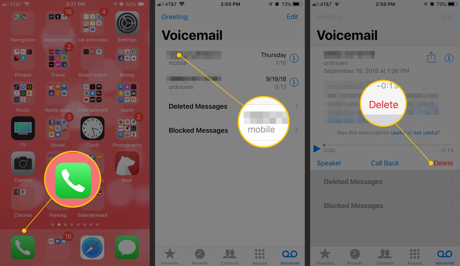 how-to-delete-voicemail-on-iphone