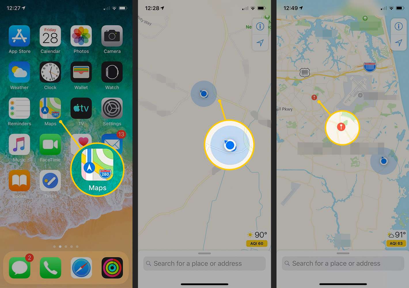 how-to-drop-a-pin-on-maps-iphone