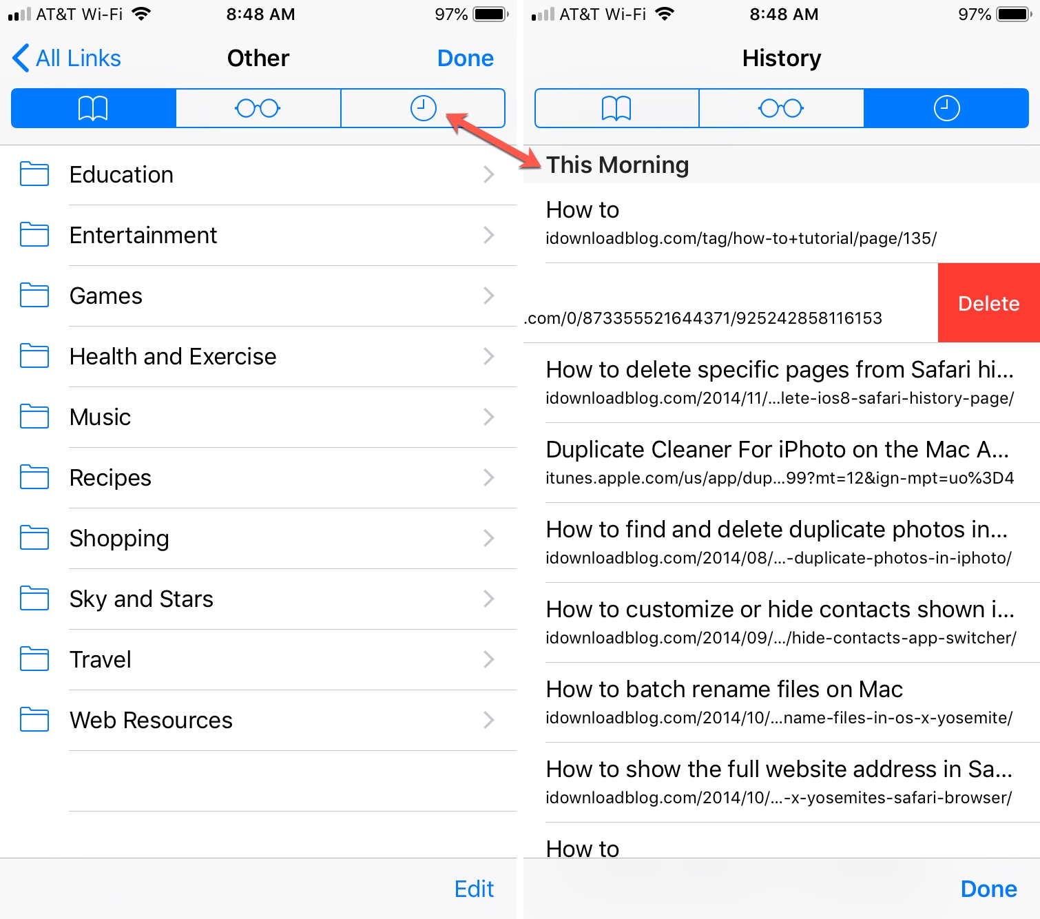 how-to-find-browsing-history-on-iphone