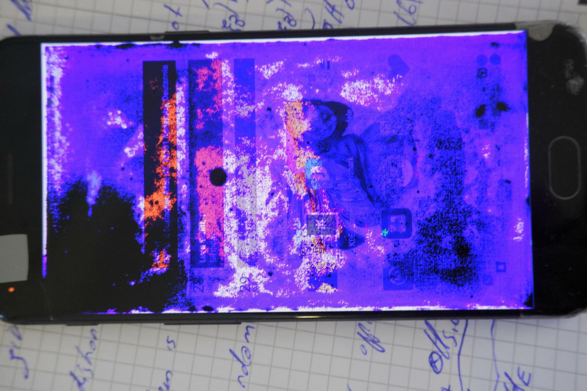 how-to-fix-purple-spots-on-phone-screen