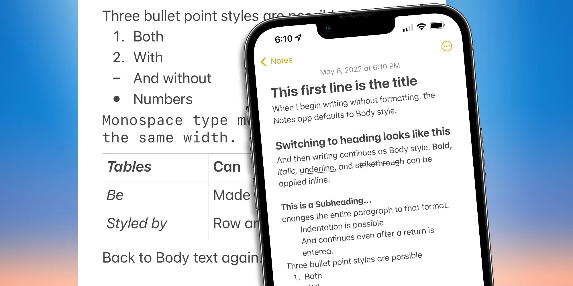 how-to-format-notes-with-the-notes-app