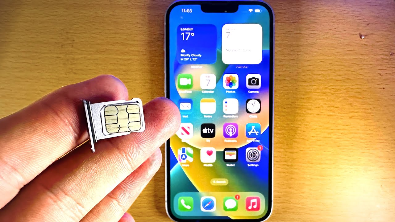 how to get your sim card out iphone 14