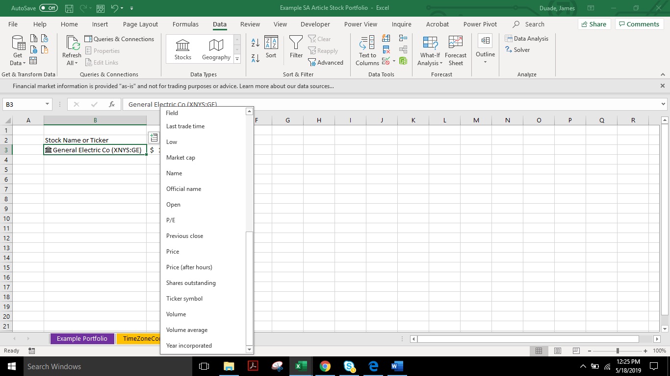 how-to-import-stock-data-into-excel