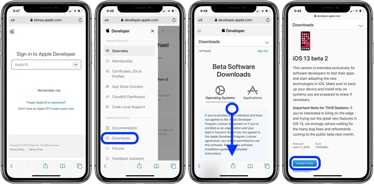 how-to-install-ios-13-developer-beta-on-your-iphone