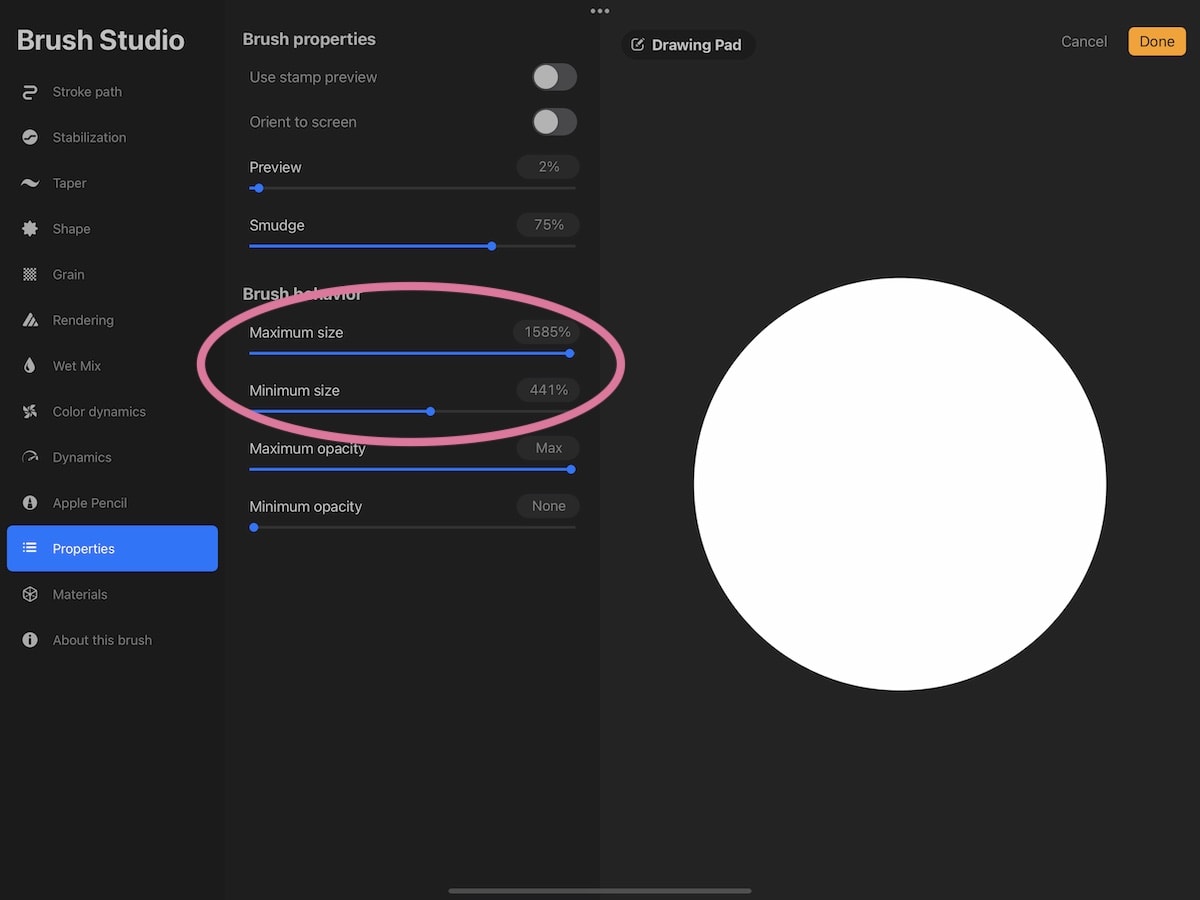 how-to-make-perfect-circle-in-procreate