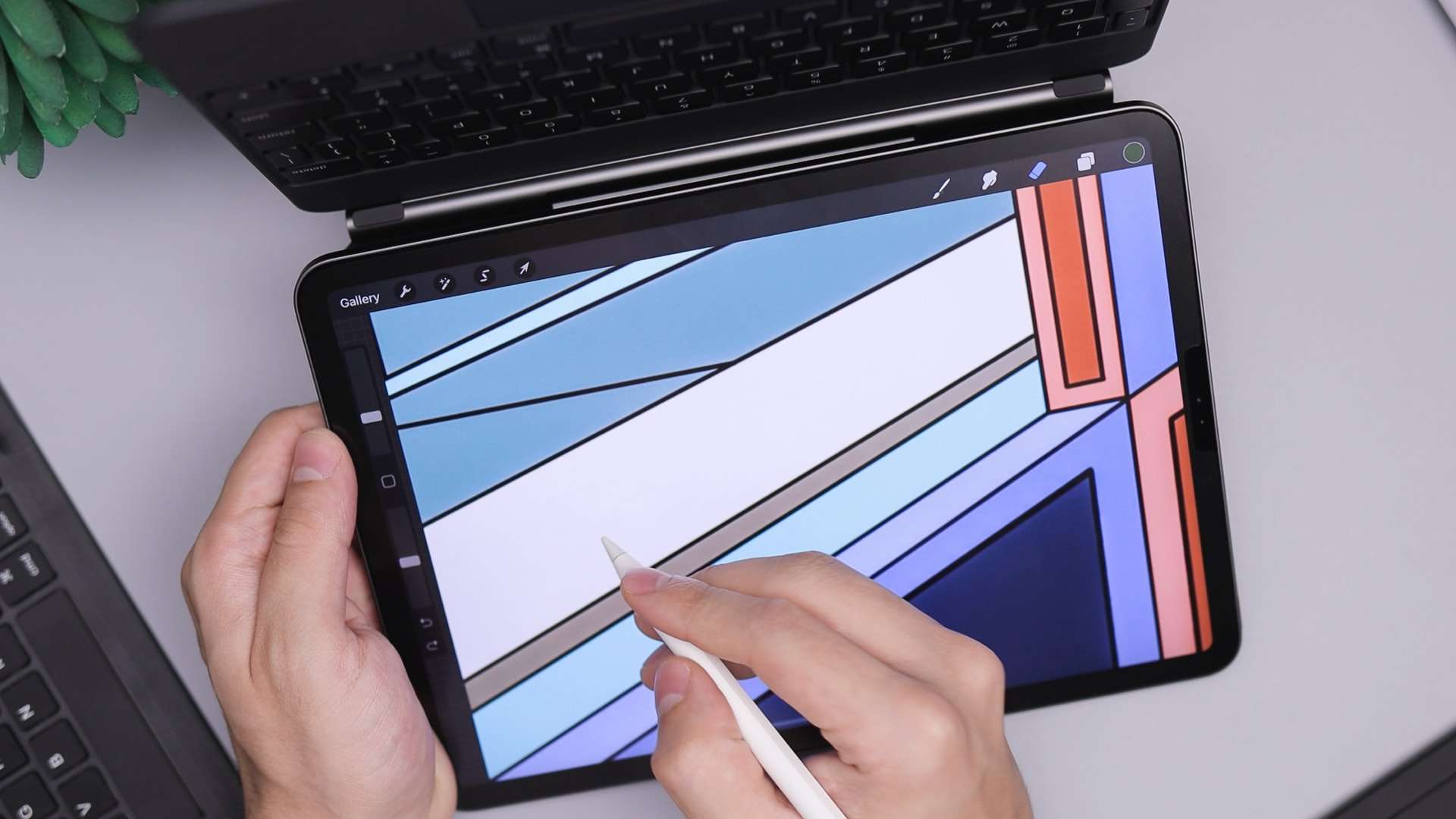 how-to-make-straight-line-on-procreate