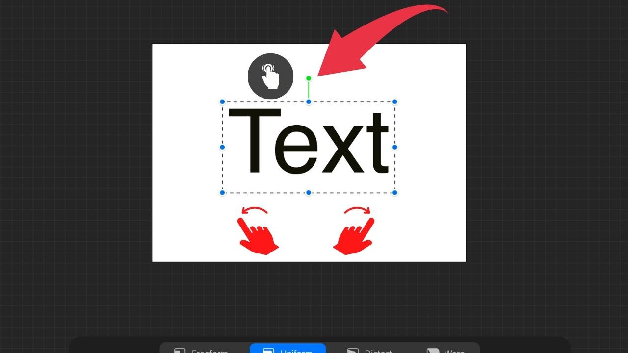 how-to-move-text-on-procreate