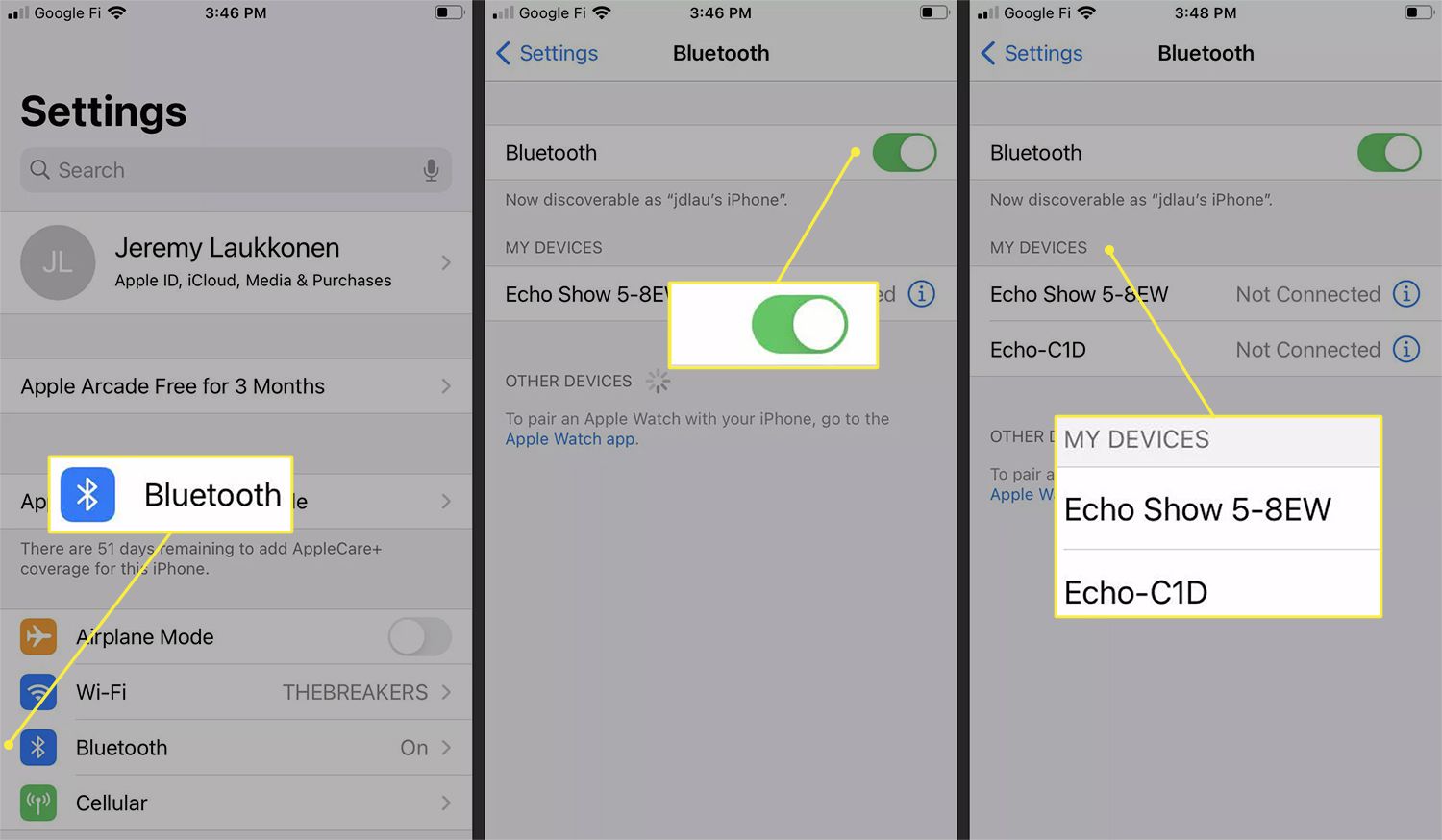 how-to-pair-echo-dot-with-iphone