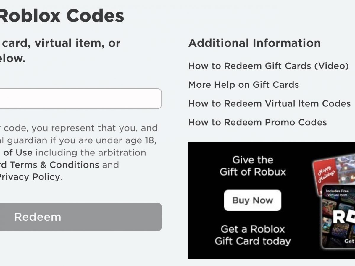 How To Redeem Roblox Gift Cards On Phone