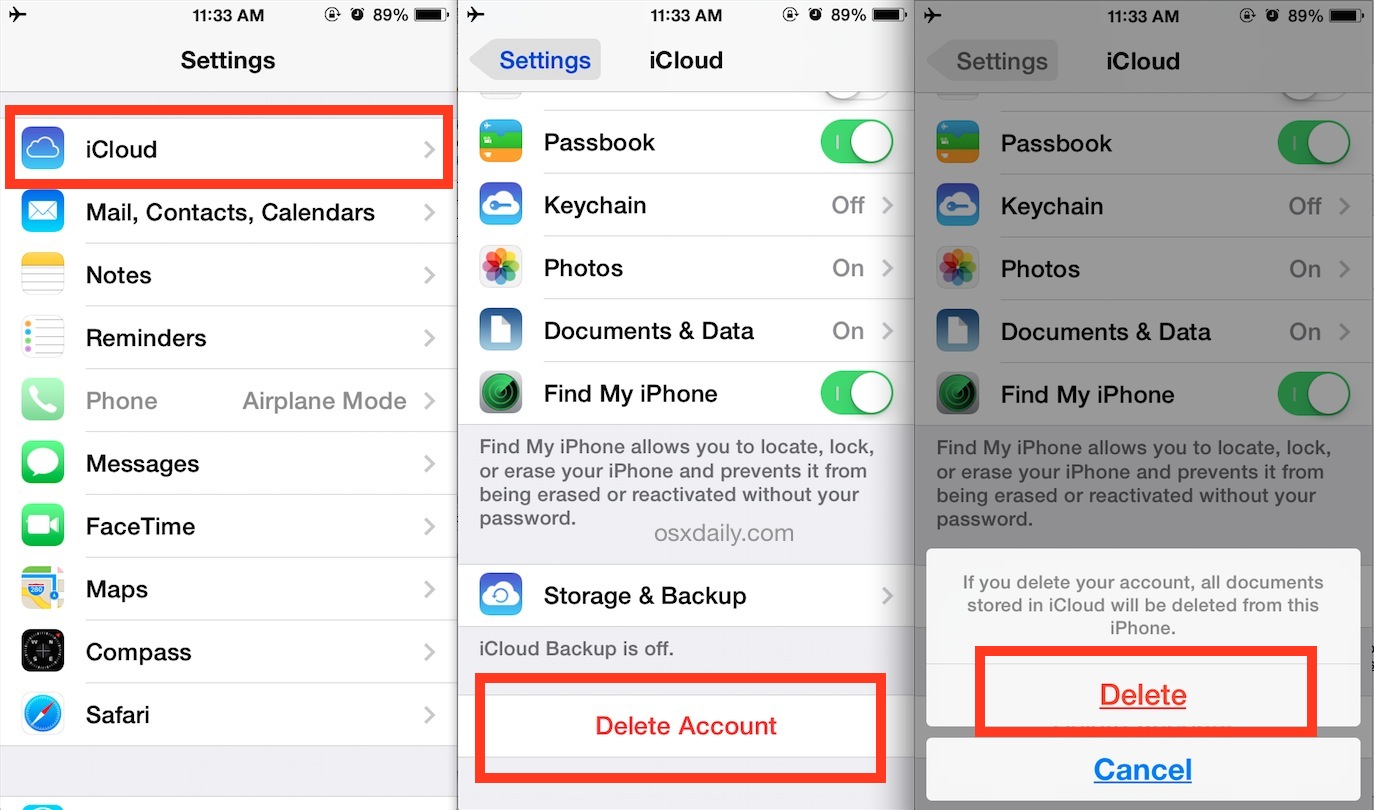 how-to-remove-an-icloud-account-from-iphone