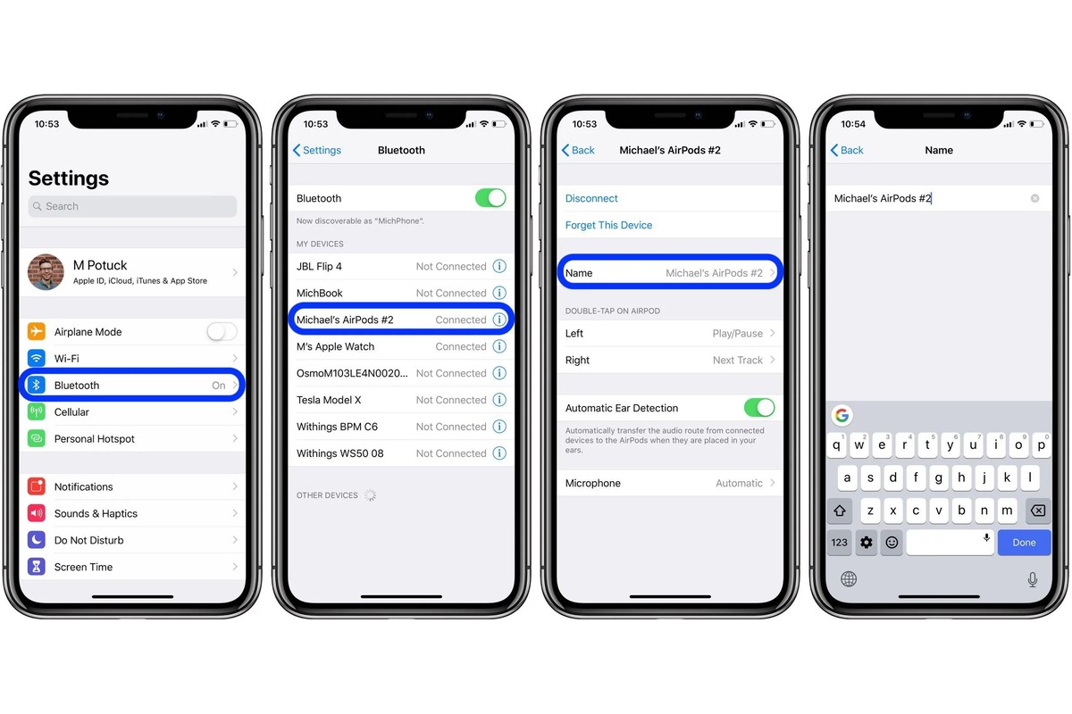 how-to-rename-airpods-on-iphone