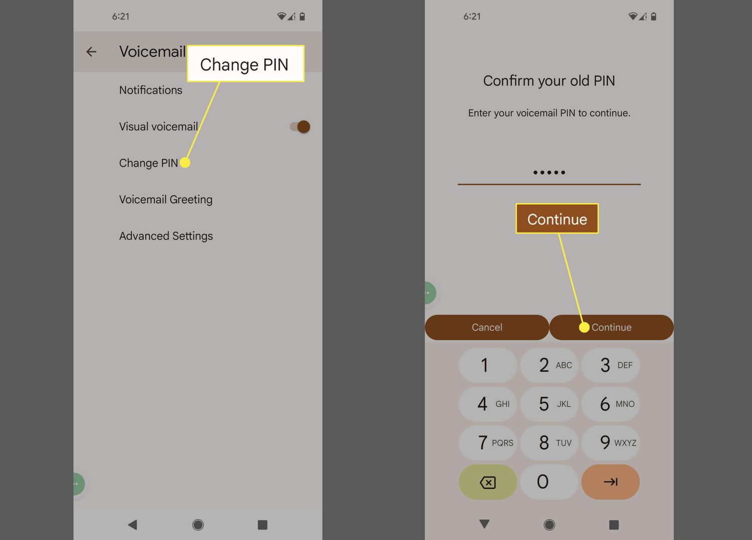 how do i reset my voicemail password on iphone 13