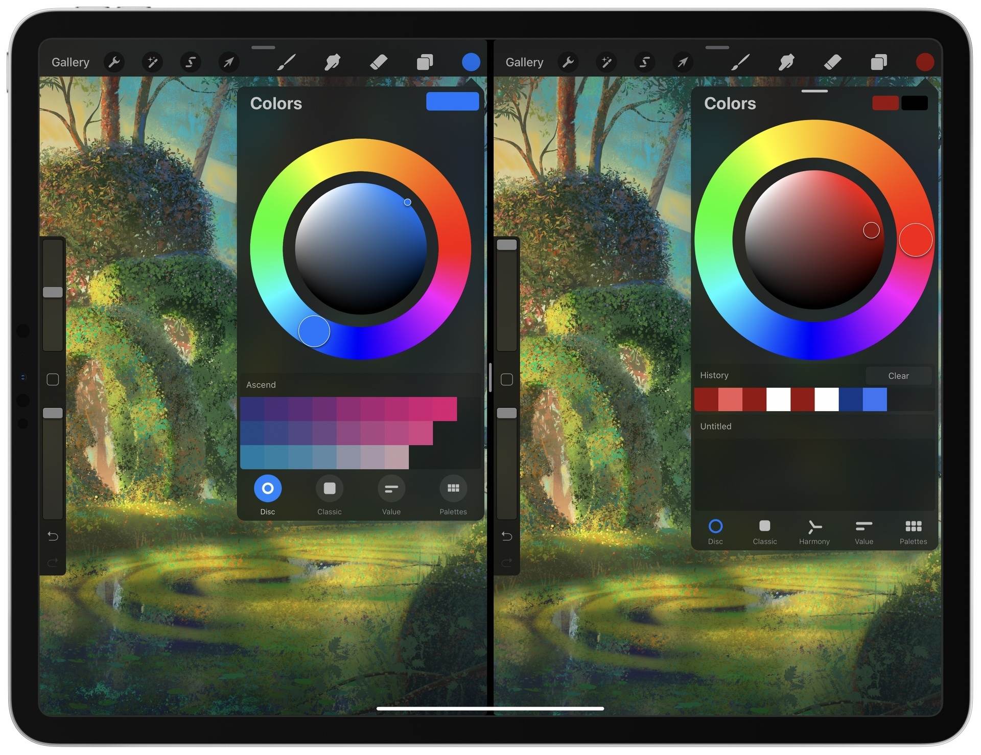how-to-select-color-on-procreate