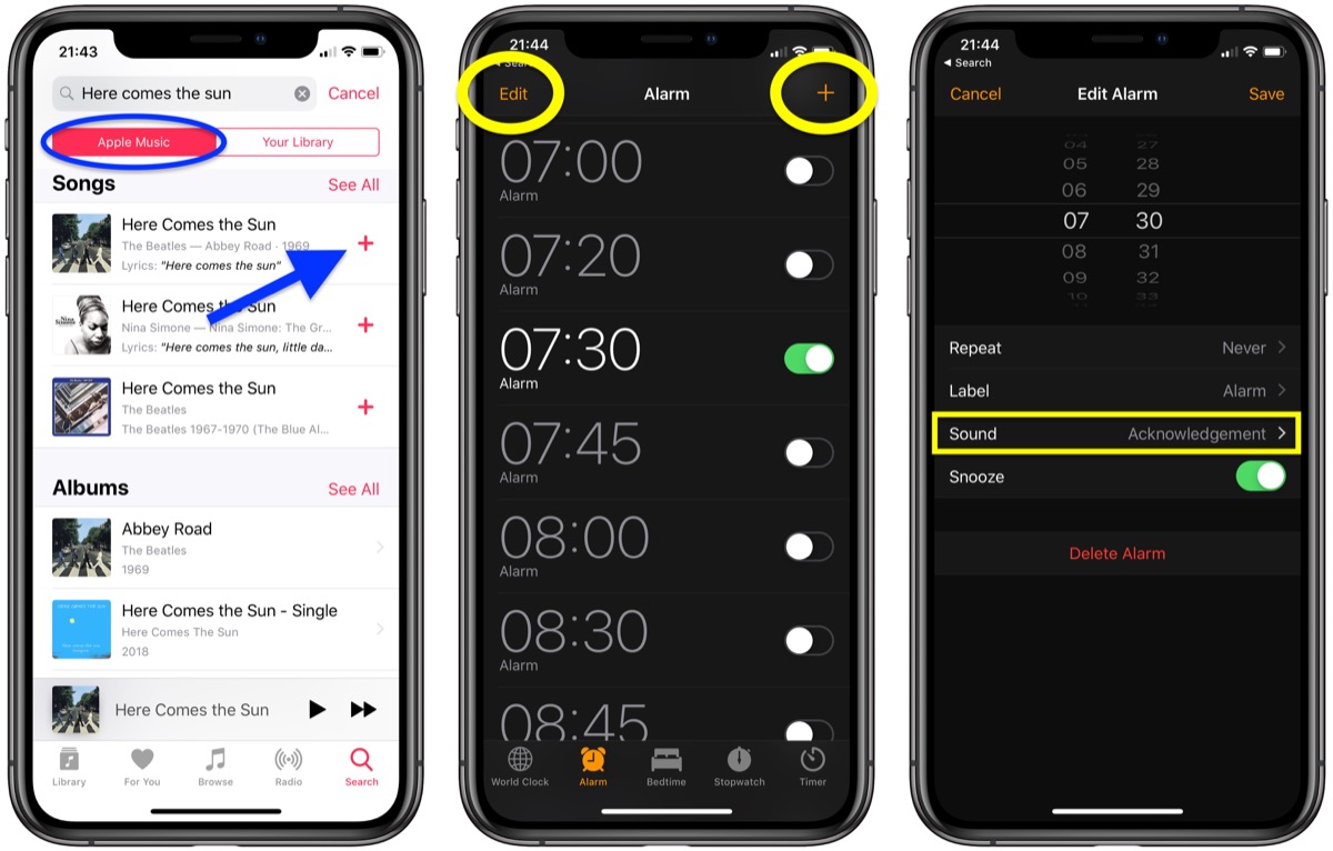 how-to-set-custom-alarm-on-iphone