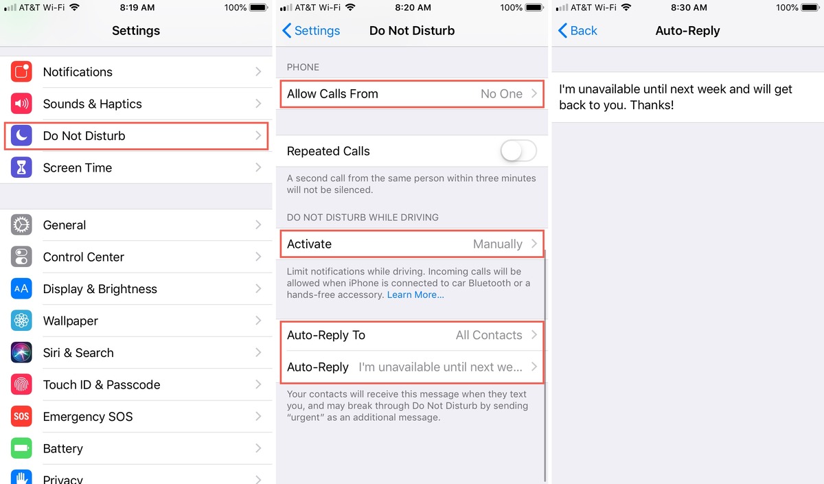 how-to-set-do-not-disturb-auto-reply-message-on-iphone