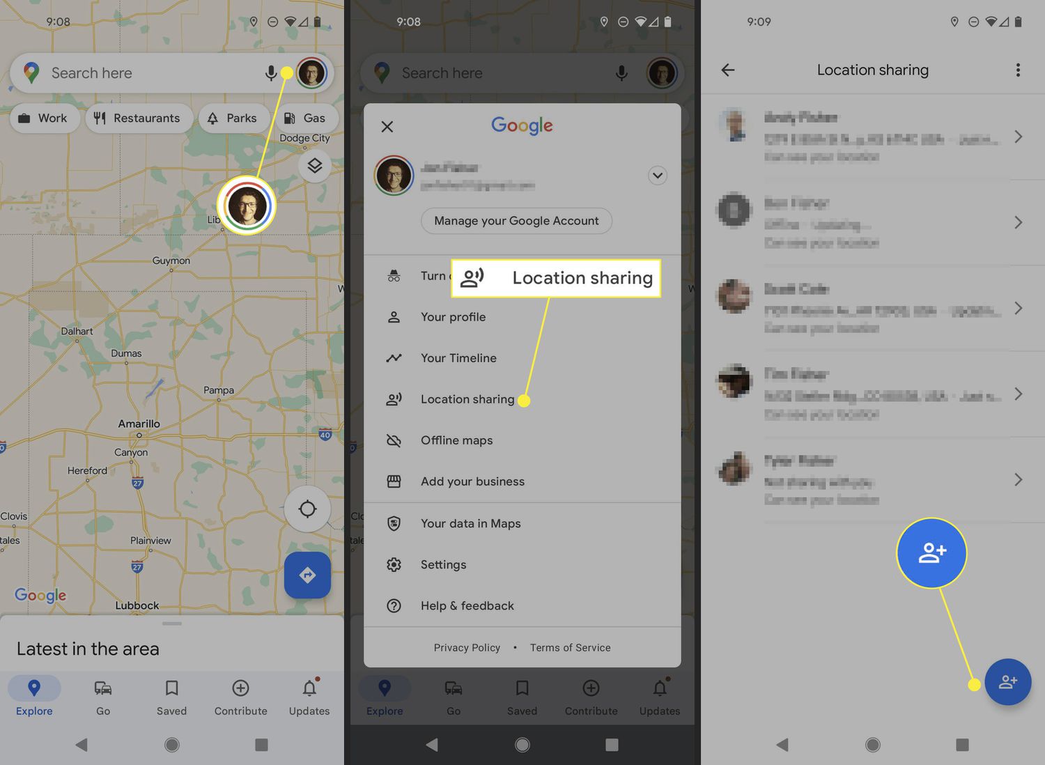 how-to-share-my-location-on-android