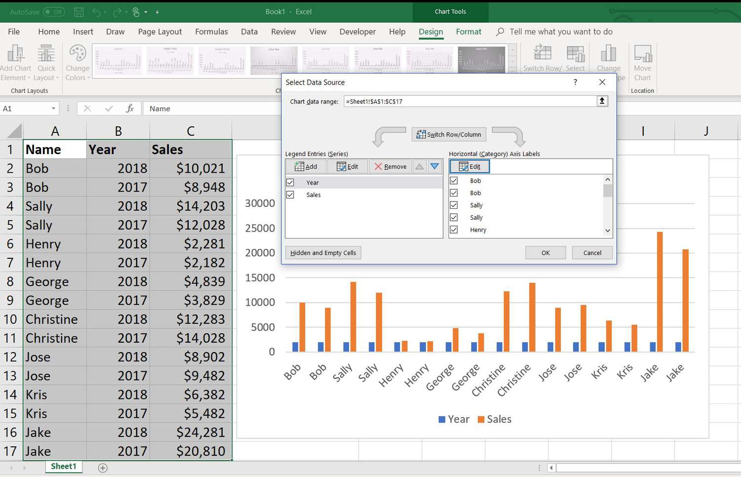 how-to-switch-data-axis-in-excel