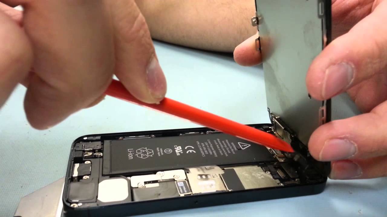 how-to-take-the-screen-off-an-iphone-5