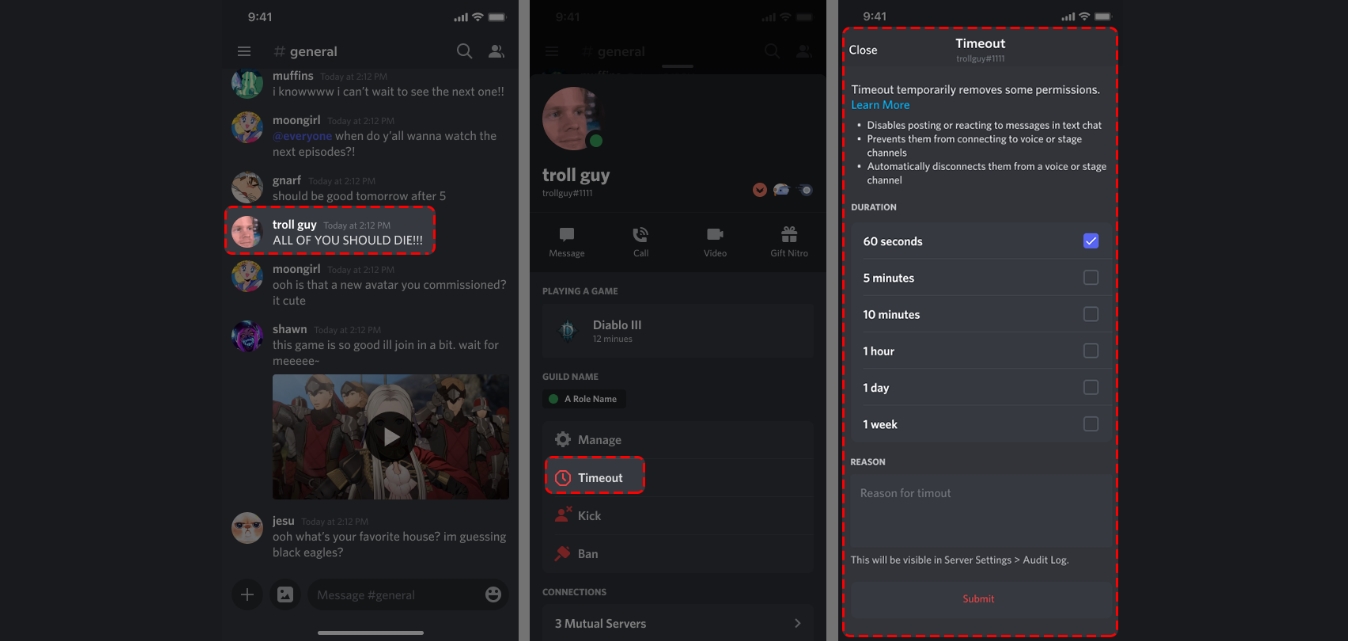 how-to-timeout-someone-on-discord-on-mobile