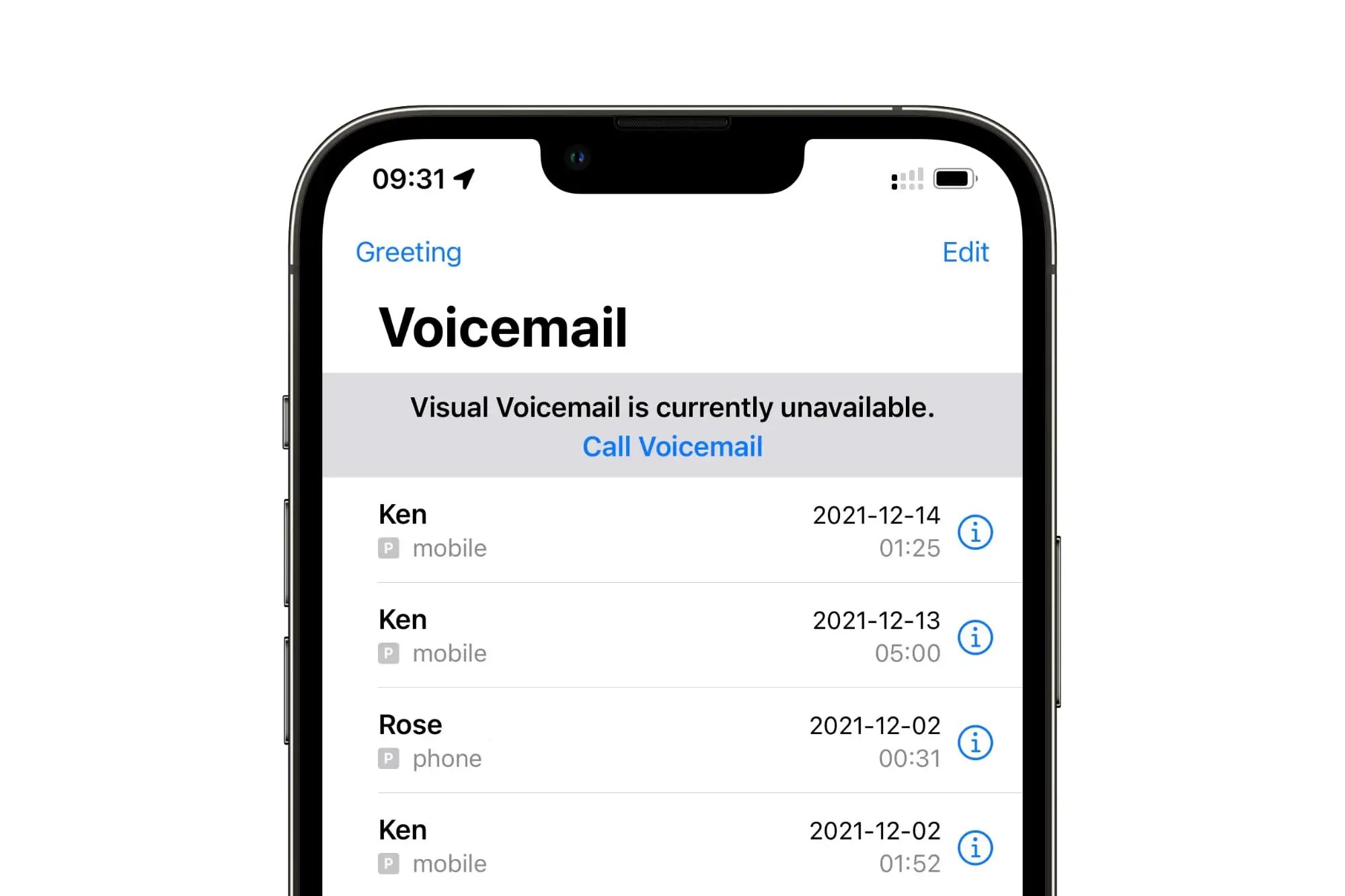 incoming phone calls go straight to voicemail