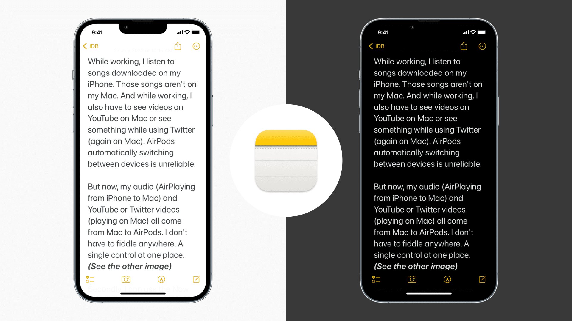 how-to-use-light-background-in-notes-in-dark-mode-iphone
