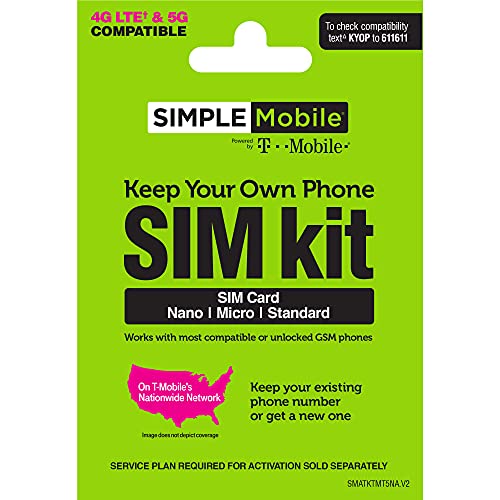 Simple Mobile Prepaid Sim Card Kit