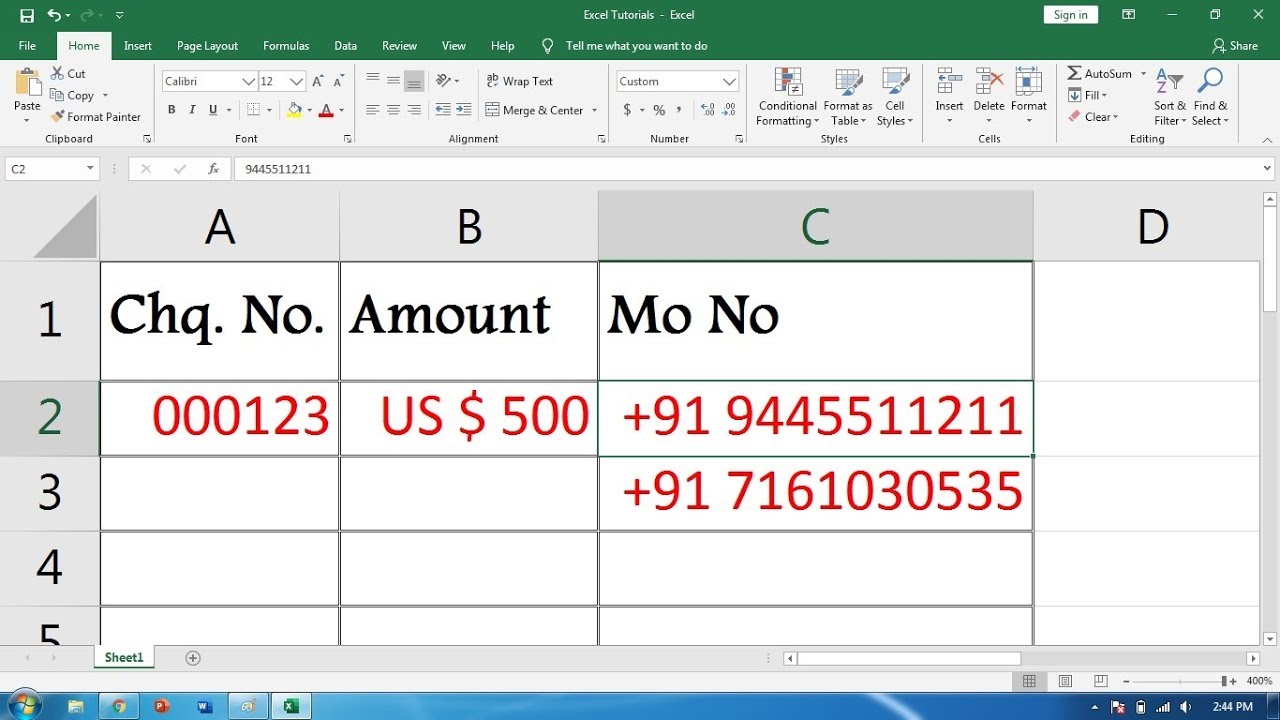 how-to-add-country-code-to-phone-number-in-excel